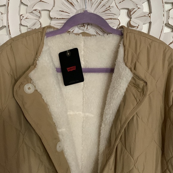 MARLOWE OVERSIZED REVERSIBLE SHERPA JACKET - Picture 14 of 15